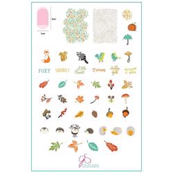 Autumn is Here! (CjS-135) - Stampingplade, Clear Jelly Stamper
